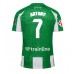 Real Betis Antony #7 Hemma matchtröja 2025-26 Kortärmad Billigt
